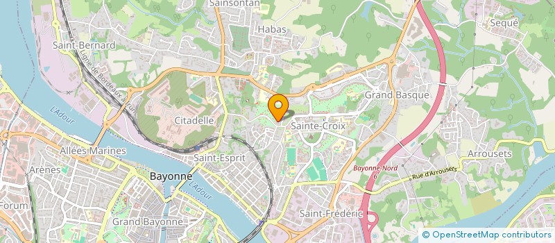 localisation de l'entreprise MADAME MARIA CARMEN MIGUELIZ à BAYONNE