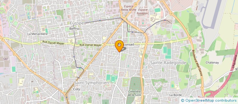 localisation de l'entreprise MADAME MARIA-CARMEN ROMAN  TOURS