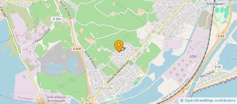 localisation de l'entreprise MADAME MARIA-CARMEN ROMERO à FRONTIGNAN