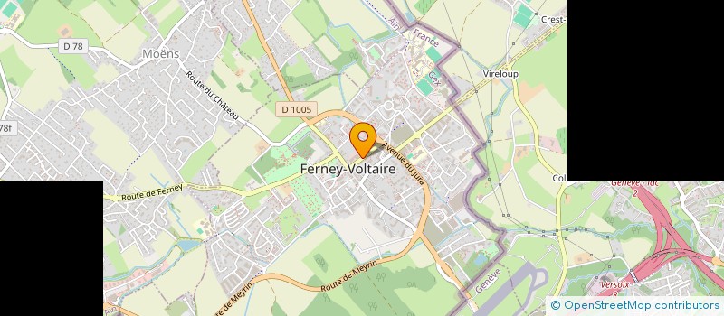 localisation de l'entreprise MADAME MARIA CARMEN STEFANI GARI à FERNEY-VOLTAIRE