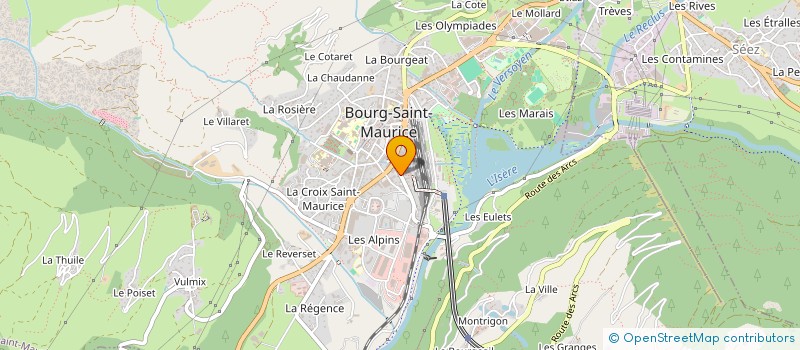 localisation de l'entreprise MADAME MARIA CARNEIRO MONTEIRO  BOURG-SAINT-MAURICE