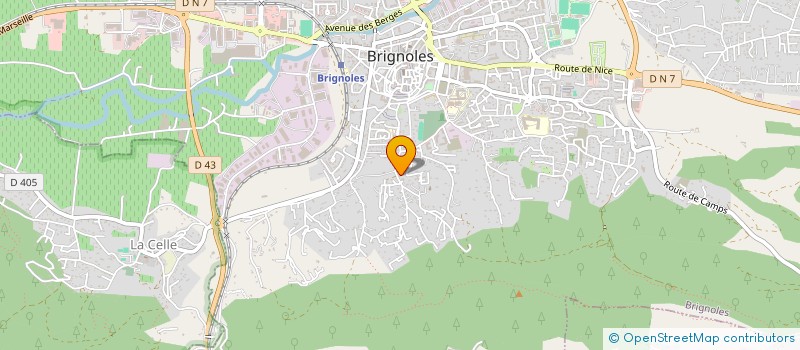 localisation de l'entreprise MADAME MARIA-CAROLINA YAZBEK GONCALVES DA SILVA à BRIGNOLES