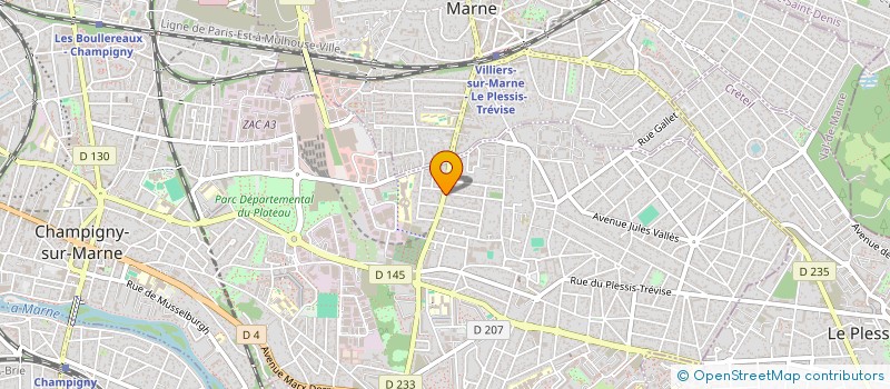 localisation de l'entreprise MADAME MARIA CARREIRA à CHAMPIGNY-SUR-MARNE