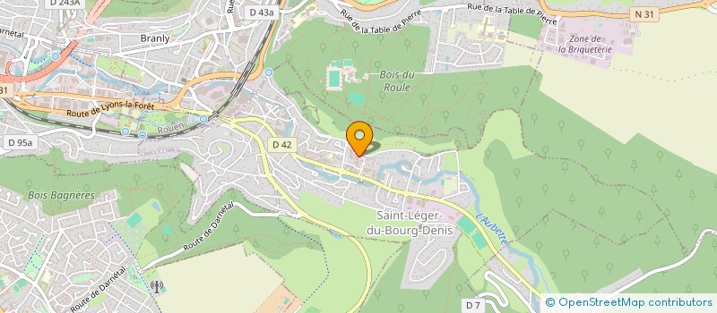 localisation de l'entreprise MADAME MARIA CARREIRA  SAINT-LEGER-DU-BOURG-DENIS