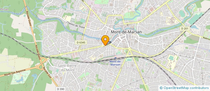 localisation de l'entreprise MADAME MARIA CARREIRA RIBEIRO  MONT-DE-MARSAN