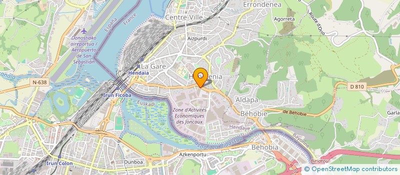 localisation de l'entreprise MADAME MARIA CARRENO  HENDAYE