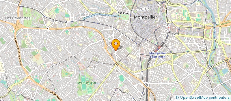 localisation de l'entreprise MADAME MARIA CARRIER à MONTPELLIER