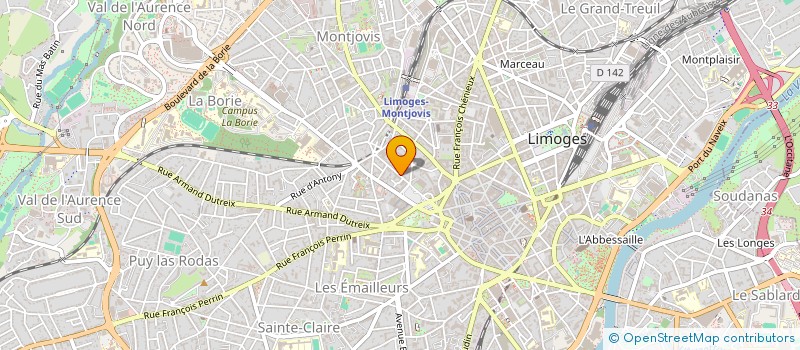 localisation de l'entreprise MADAME MARIA CARRION à LIMOGES