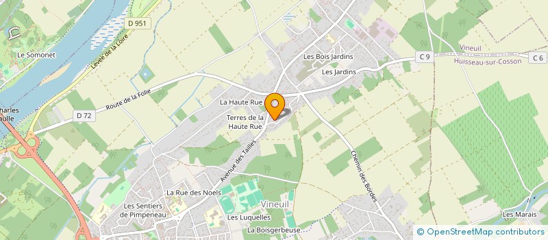 localisation de l'entreprise MADAME MARIA CARVAHLO ALVES  VINEUIL
