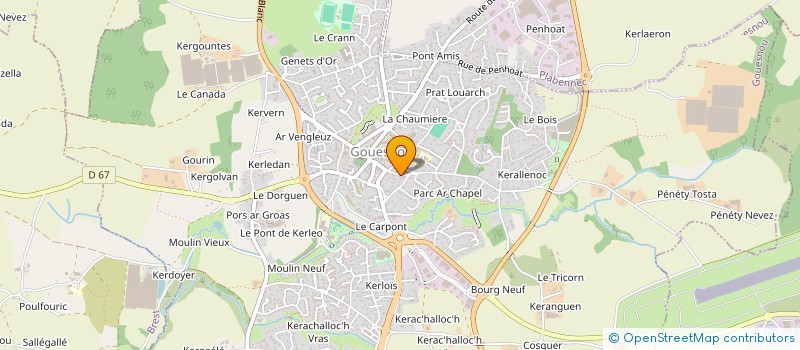 localisation de l'entreprise MADAME MARIA CASTANEDA OSORNO  GOUESNOU