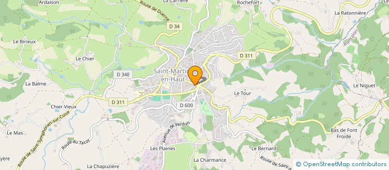 localisation de l'entreprise MADAME MARIA CASTANO-CASTRO  SAINT-MARTIN-EN-HAUT