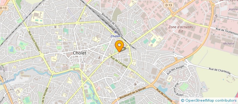 localisation de l'entreprise MADAME MARIA CASTELLO à CHOLET