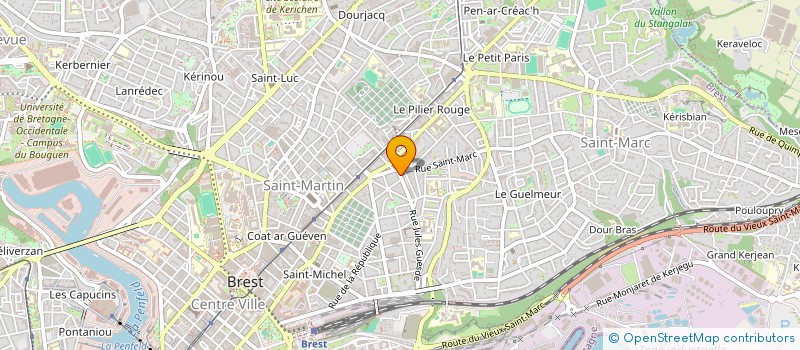 localisation de l'entreprise MADAME MARIA CASTILLO  PLOUGONVELIN