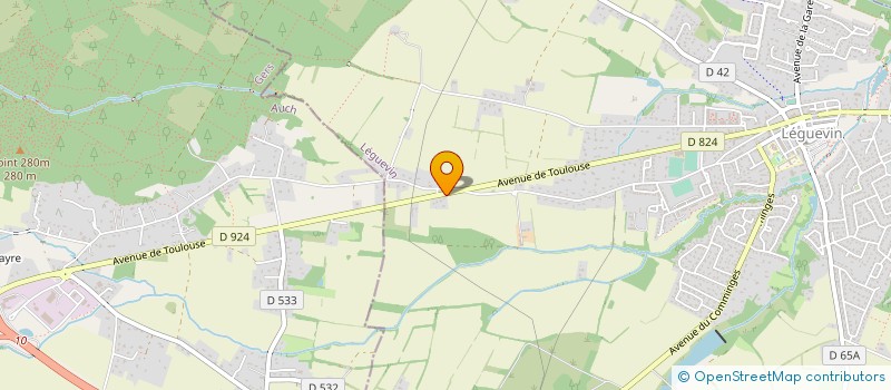 localisation de l'entreprise MADAME MARIA CASTRO  LEGUEVIN