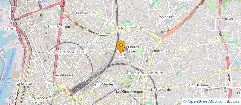 localisation de l'entreprise MADAME MARIA CASTRO CARDENAS  MARSEILLE