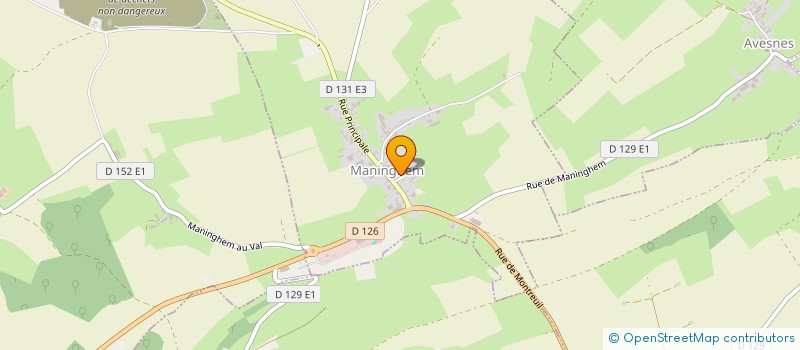 localisation de l'entreprise MADAME MARIA CASTRO HERNANDEZ  MANINGHEM