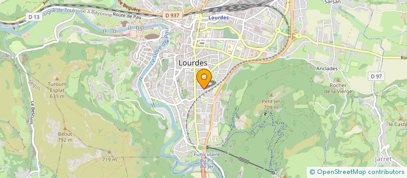 localisation de l'entreprise MADAME MARIA CELINA DE BARROS MONTEIRO  ASPIN-EN-LAVEDAN