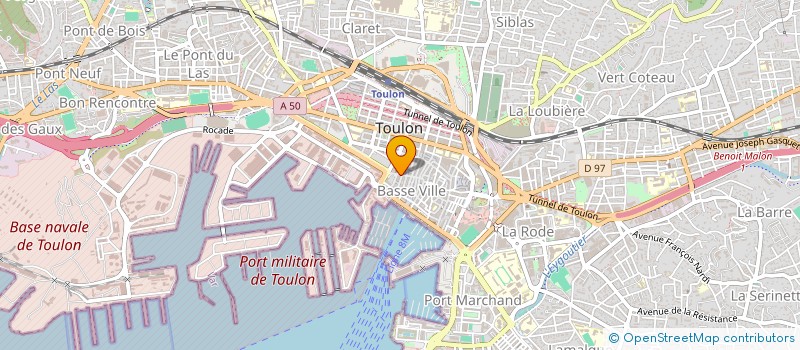 localisation de l'entreprise MADAME MARIA CELMA DE SOUZA  TOULON