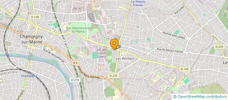 localisation de l'entreprise MADAME MARIA CHINEGENA AGANZE  CHAMPIGNY-SUR-MARNE