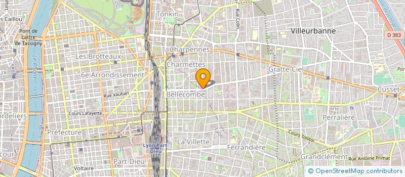 localisation de l'entreprise MADAME MARIA CHIRONI à VILLEURBANNE