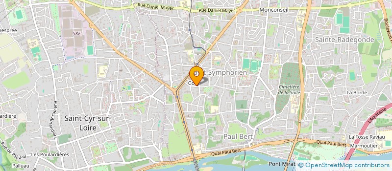 localisation de l'entreprise MADAME MARIA-CHRISTINA GIACOSA  TOURS