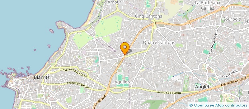 localisation de l'entreprise MADAME MARIA CHRISTINA LEITAO SIMOES à ANGLET