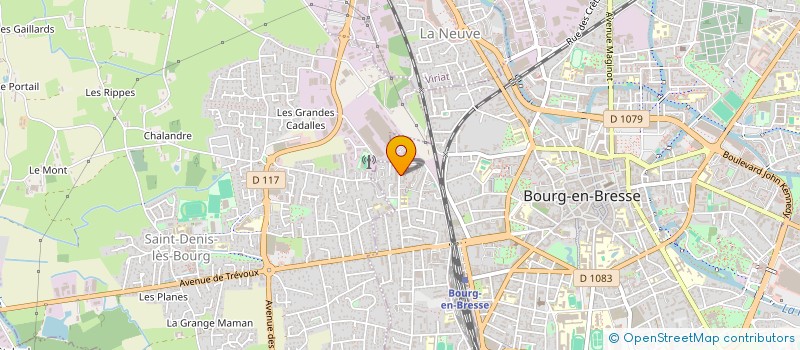 localisation de l'entreprise MADAME MARIA CIUCIU  BOURG-EN-BRESSE