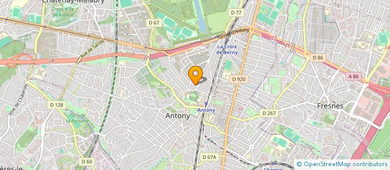 localisation de l'entreprise MADAME MARIA CLAUDIA DINIZ LEAL à ANTONY