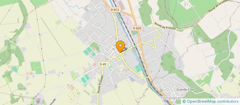 localisation de l'entreprise MADAME MARIA CLEMENTE RAMOS  GRISOLLES