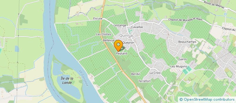 localisation de l'entreprise MADAME MARIA CLOTET FERRER  QUINSAC