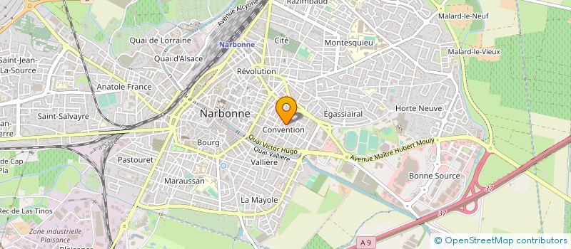 localisation de l'entreprise MADAME MARIA COMBES  NARBONNE