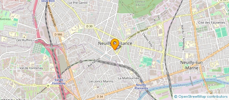 localisation de l'entreprise MADAME MARIA CONCEJO IWANKOWICZ à NEUILLY-PLAISANCE