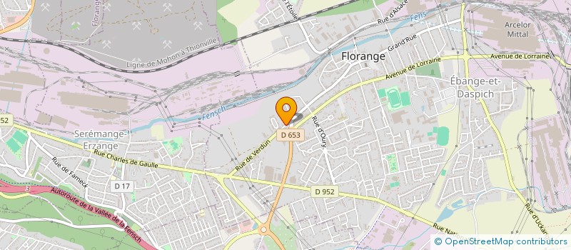 localisation de l'entreprise MADAME MARIA CONCETTA ROTI  FLORANGE