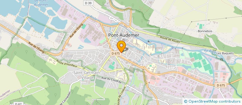 localisation de l'entreprise MADAME MARIA CONSTANTINOU  PONT-AUDEMER