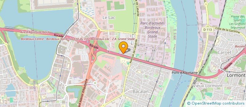 localisation de l'entreprise MADAME MARIA CONTRERAS à BORDEAUX