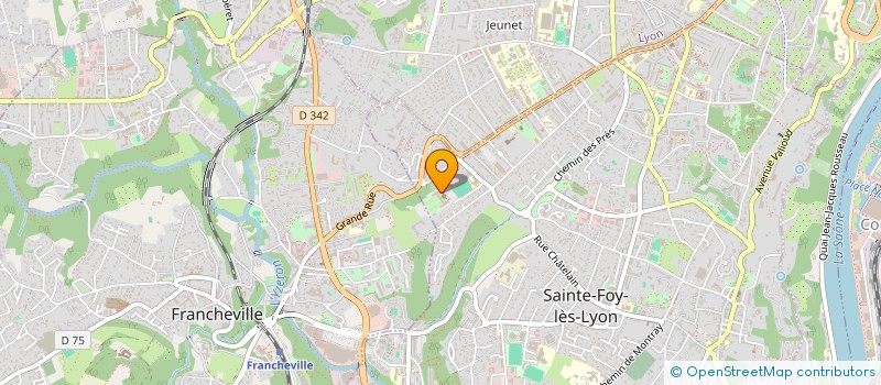 localisation de l'entreprise MADAME MARIA COSTA  SAINTE FOY LES LYON