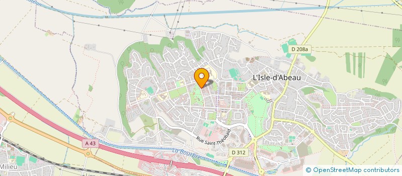 localisation de l'entreprise MADAME MARIA COSTA  L'ISLE-D'ABEAU