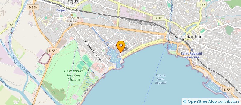localisation de l'entreprise MADAME MARIA CRISTINA BONAFFINI à FREJUS