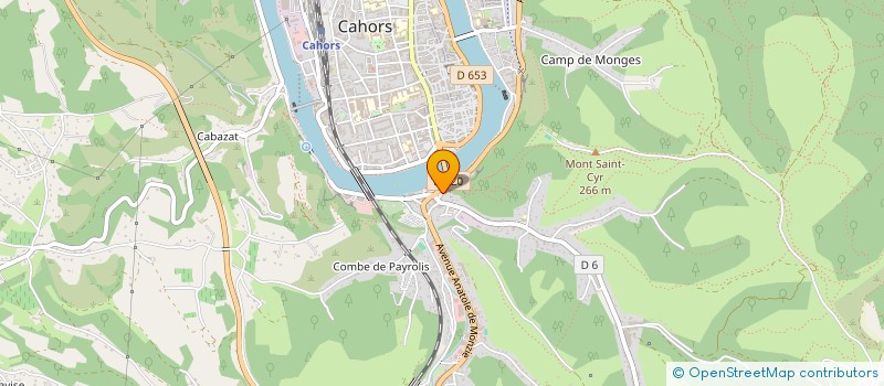 localisation de l'entreprise MADAME MARIA CRISTINA DOS SANTOS  CAHORS