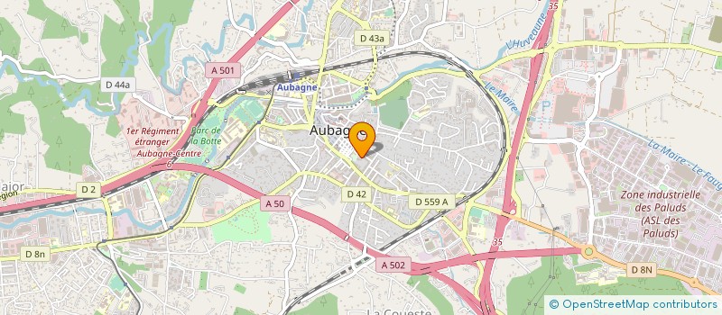 localisation de l'entreprise MADAME MARIA CRISTINA FERNANDES DE GOUVEIA MENDONCA à AUBAGNE