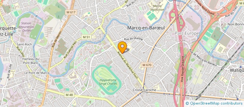 localisation de l'entreprise MADAME MARIA CRISTINA PALOMARES LEON à MARCQ-EN-BARŒUL