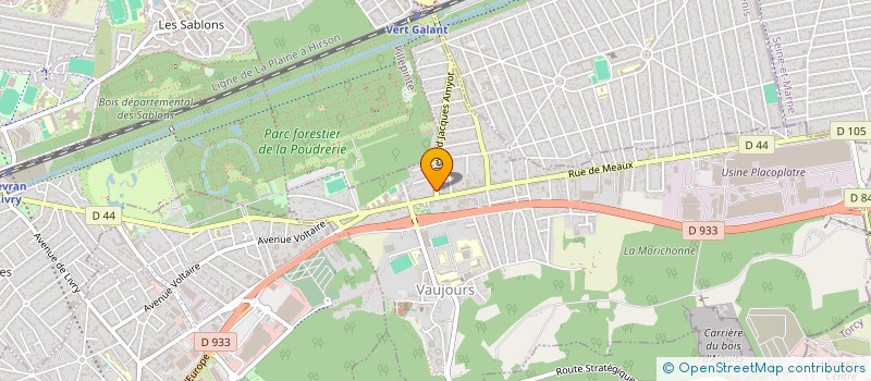 localisation de l'entreprise MADAME MARIA CRITON à VAUJOURS