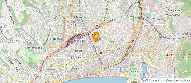 localisation de l'entreprise MADAME MARIA CRUDO à NICE
