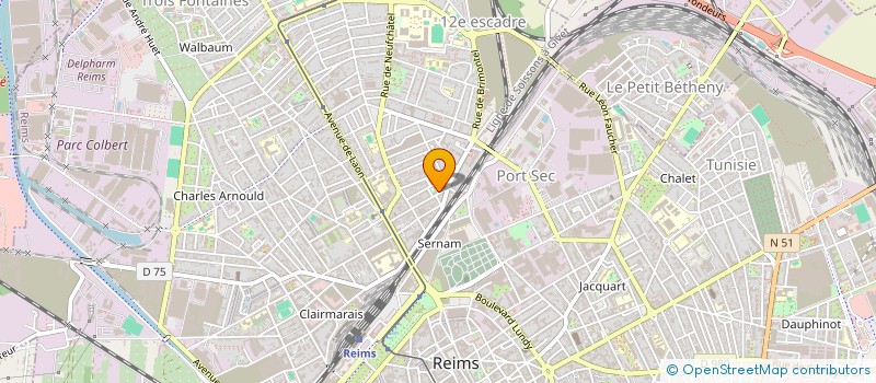 localisation de l'entreprise MADAME MARIA CRUZ  REIMS