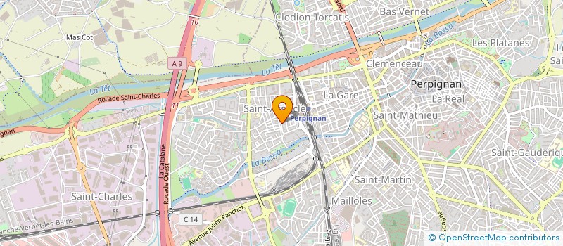 localisation de l'entreprise MADAME MARIA-CRUZ ALCALA  PERPIGNAN