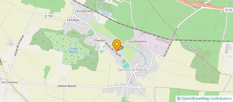 localisation de l'entreprise MADAME MARIA CUCU  SEGONZAC