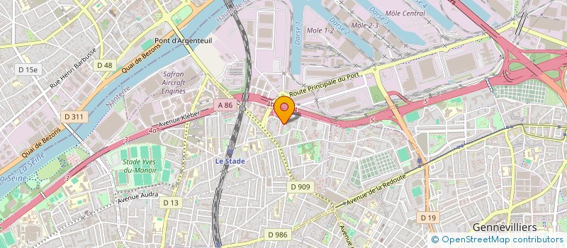 localisation de l'entreprise MADAME MARIA CUNHA  COLOMBES