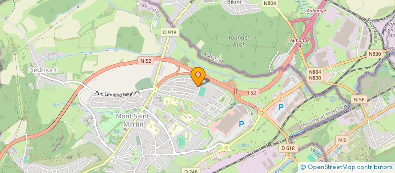 localisation de l'entreprise MADAME MARIA CUNHA DOMINGUES  MONT-SAINT-MARTIN