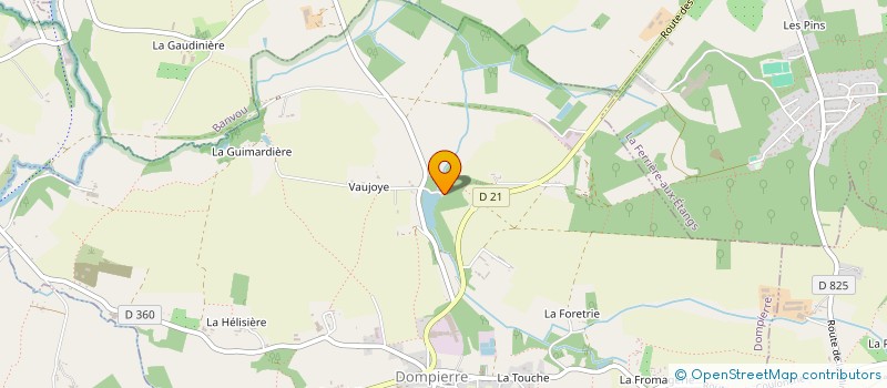 localisation de l'entreprise MADAME MARIA CUTTING à DOMPIERRE