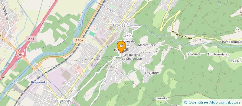 localisation de l'entreprise MADAME MARIA D'ELIA  FROGES